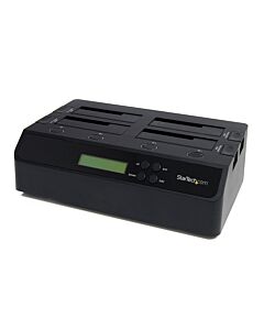 StarTech.com 4 Bay USB 3.0 eSATA to SATA Standalone 1:3 HDD Hard Drive Duplicator Dock SATDOCK4U3RE