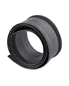 StarTech.com 10ft (3m) Cable Management Sleeve, Trimmable Heavy Duty Cable Wrap, 1.2" (3cm) Dia. Polyester Mesh Computer Cable Manager/Protector/Concealer, Black Cord Organizer/Hider WKSTNCMFLX