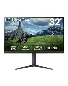 LG 32GS85Q-B computer monitor 80 cm (31.5") 2560 x 1440 pixels Quad HD Black 32GS85Q-B.AEK
