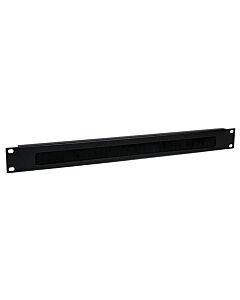 StarTech.com 1U High-density Brush Strip Cable Management Panel, Sturdy Steel Horizontal Data Centre Cable Organizer CMBRUSH1U