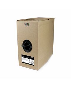 StarTech.com Bulk Cat 6 Ethernet Cable - 1000 ft. (304,8m) - Solid - CMR-Rated - Black - TAA Compliant WIR6CMRBK