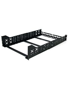 StarTech.com 3U Fixed 19" Adjustable Depth Universal Server Rack Rails UNIRAILS3U