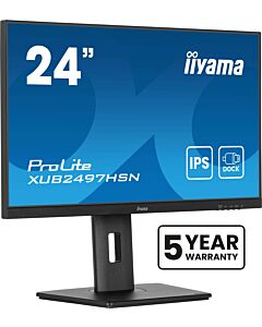 iiyama ProLite XUB2497HSN-B2 computer monitor 60.5 cm (23.8") 1920 x 1080 pixels Full HD LED Black XUB2497HSN-B2