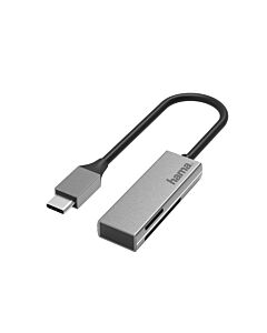 Hama 00200131 card reader USB 3.2 Gen 1 (3.1 Gen 1) Type-C Silver 00200131
