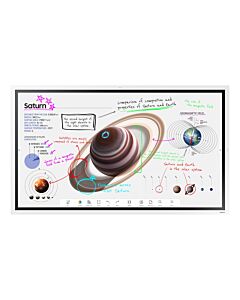 Samsung WM65B interactive whiteboard 165.1 cm (65") 3840 x 2160 pixels Touchscreen Grey, White LH65WMBWBGCXEN