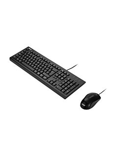ASUS U2000 keyboard Mouse included Universal USB Black 90-XB1000KM001U0-