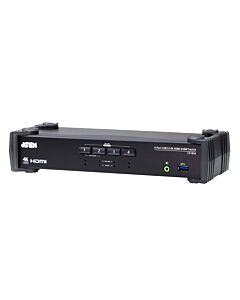 ATEN 4-Port USB 3.0 4K HDMI KVMP™ Switch with Audio Mixer e CS1824