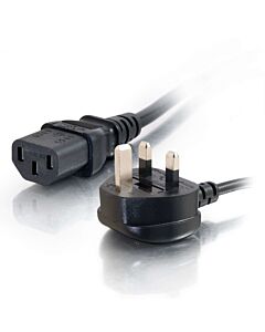 C2G 5m Power Cable Black BS 1363 C13 coupler 88516