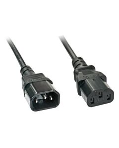 Lindy 2m C14 to C13 Extension Cable 30331