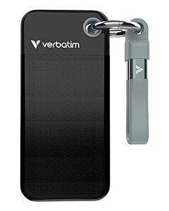 Verbatim Pocket SSD USB 3.2 Gen 2 2TB Black/Grey 32194