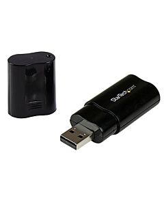 StarTech.com USB Stereo Audio Adapter External Sound Card ICUSBAUDIOB