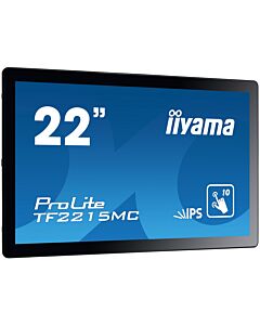 iiyama ProLite TF2215MC-B2 computer monitor 54.6 cm (21.5") 1920 x 1080 pixels Full HD LED Touchscreen Multi-user Black TF2215MC-B2