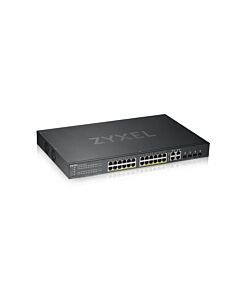 Zyxel GS1920-24HPv2 Managed L2/L3/L4 Gigabit Ethernet (10/100/1000) Power over Ethernet (PoE) Black GS192024HPV2-GB0101F