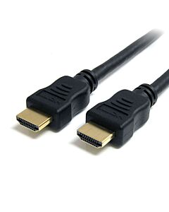 StarTech.com 2m HDMI Cable - 4K High Speed HDMI Cable with Ethernet - 4K 30Hz UHD HDMI Cord - 10.2 Gbps Bandwidth - HDMI 1.4 Video / Display Cable M/M 28AWG - HDCP 1.4 - Black HDMM2MHS