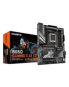 GIGABYTE B650 GAMING X AX V2 Motherboard - AMD Ryzen 9000 Series CPUs, 8+2+2 Phases VRM, up to 8000MHz DDR5 (OC), 1xPCIe 5.0 + 2xPCIe 4.0 M.2, 2.5GbE LAN, WIFI 6E, USB 3.2 Gen 2 B650 GAMING X AX V2