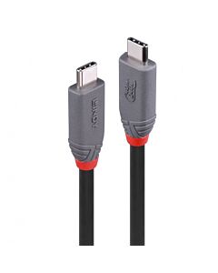 Lindy 2m USB 4 240W Type C Cable, Anthra Line 36958