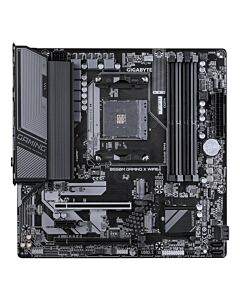 GIGABYTE B550M GAMING X WIFI6 Motherboard - AMD Ryzen 5000 CPUs, 5+3 Phases VRM, up to 3200MHz DDR4, 1xPCIe 4.0 + 1xPCIe 3.0 M.2, Wi-Fi 6, 1GbE LAN, USB 3.2 Gen 1 B550M GAMING X WIFI6