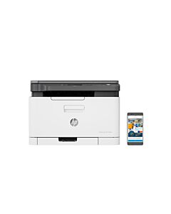 HP Laser 178nw Wireless Multifunction Color Printer, Copier, Scanner; Duplex 4ZB96A#ABU