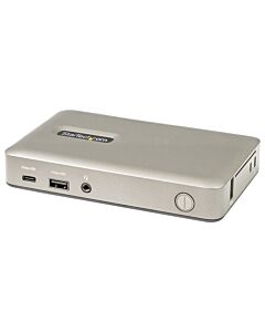 StarTech.com USB C Dock - USB-C to DisplayPort 4K 30Hz or VGA - 65W USB Power Delivery Charging - 4-Port USB 3.1 Gen 1 Hub - Universal USB-C Laptop Docking Station w/ Ethernet DKM30CHDPDUE