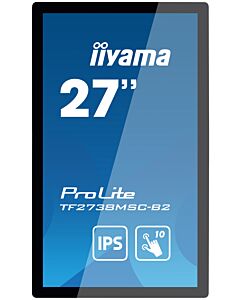 iiyama ProLite TF2738MSC-B2 computer monitor 68.6 cm (27") 1920 x 1080 pixels Full HD LED Touchscreen Multi-user Black TF2738MSC-B2