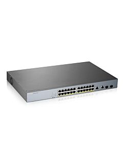 Zyxel GS1350-26HP Managed L2 Gigabit Ethernet (10/100/1000) Power over Ethernet (PoE) Grey GS1350-26HP-GB0101F
