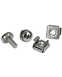 StarTech.com 100 Pkg M5 Mounting Screws and Cage Nuts for Server Rack Cabinet CABSCREWM52