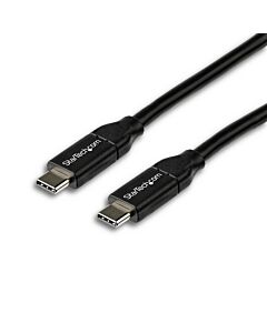 StarTech.com USB-C to USB-C Cable w/ 5A PD - M/M - 2 m (6 ft.) - USB 2.0 - USB-IF USB2C5C2M