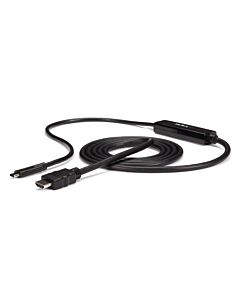 StarTech.com 6ft (2m) USB C to HDMI Cable - 4K 30Hz USB Type-C to HDMI Video Display Converter - USB-C DP Alt e to HDMI Monitor Adapter Cord - Thunderbolt Compatible CDP2HDMM2MB