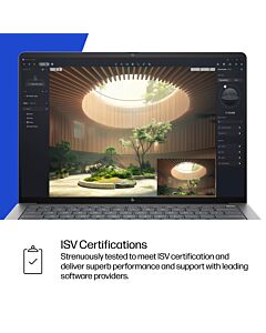 HP ZBook Ultra G1a Copilot+ PC AMD Ryzen AI Max PRO 390 Mobile workstation 35.6 cm (14") Touchscreen 2.8K 32 GB LPDDR5x-SDRAM 1 TB SSD Wi-Fi 7 (802.11be) Windows 11 Pro AI Workstation, AI PC Silver A3ZH1ET#ABU