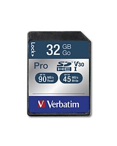 Verbatim Pro 32 GB SDHC UHS Class 10 47021