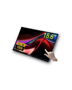 Verbatim 49592 computer monitor 39.6 cm (15.6") 1920 x 1080 pixels Full HD LCD Touchscreen Black 49592