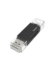 Hama 00200130 card reader USB/Micro-USB Black 00200130
