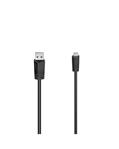 Hama 00200605 USB cable USB 2.0 0.75 m Mini-USB B USB A Black 00200605