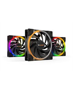 be quiet! Light Wings 120mm ARGB PWM High Speed Fan Black 3 Pack BL077