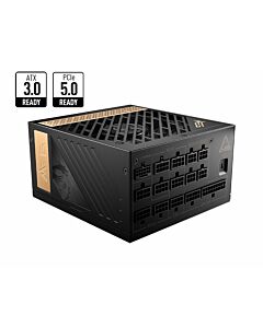 MSI MEG AI1300P PCIE5 power supply unit 1300 W 24-pin ATX ATX Black MEG AI1300P PCIE5