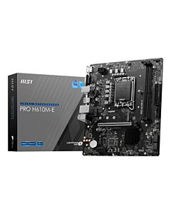 MSI PRO H610M-E motherboard Intel H610 LGA 1700 micro ATX PRO H610M-E