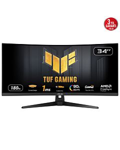 ASUS TUF Gaming VG34VQ3B computer monitor 86.4 cm (34") 3440 x 1440 pixels UltraWide Quad HD LED Black VG34VQ3B