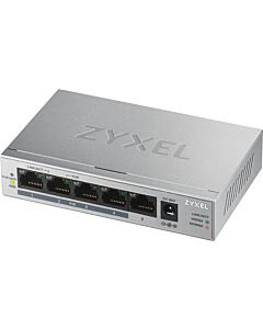 Zyxel GS1005HP Unmanaged Gigabit Ethernet (10/100/1000) Power over Ethernet (PoE) Silver GS1005HP-GB0101F