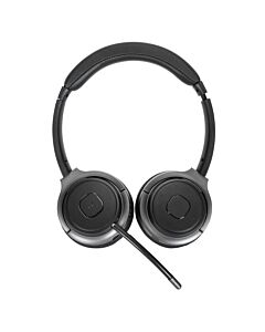 Targus AEH104GL headphones/headset Wired & Wireless Head-band Calls/Music USB Type-C Bluetooth Black AEH104GL