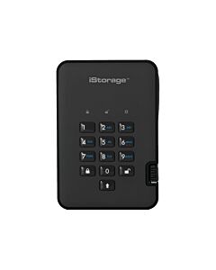 iStorage diskAshur2 256-bit 1TB USB 3.2 secure encrypted solid-state drive - Black IS-DA2-256-SSD-1TB-B IS-DA2-256-SSD-1000-B