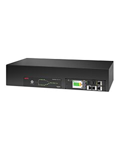 APC Netshelter Rack Automatic Transfer Switch, 2U, 32A, 230V, 2 IEC 309 IN, 16 C13, 2 C19 OUT, 50/60 Hz AP4424A
