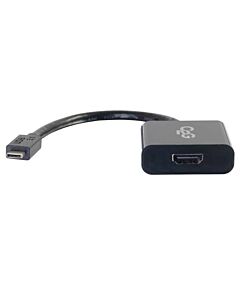 C2G USB 3.1 USB C to HDMI Audio/Video Adapter - USB Type C to HDMI Black 80512