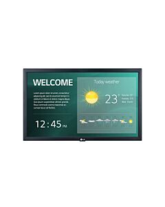 LG 22SM3G-B Digital signage display 54.6 cm (21.5') IPS Wi-Fi 250 cd/m² Full HD Black Built-in processor 16/7 22SM3G