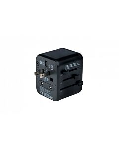 Verbatim 49543 power plug adapter Universal Black 49543