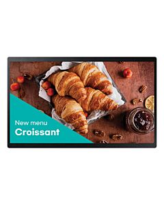 Samsung QB24C Digital signage flat panel 61 cm (24") LED Wi-Fi 250 cd/m² Full HD Black Built-in processor Tizen 16/7 LH24QBCEBGCXEN