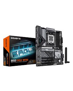 GIGABYTE B850 EAGLE WIFI6E Motherboard - AMD Ryzen 9000 Series CPUs, 8+2+2 Phases Digital VRM, up to 8200MHz DDR5 (OC), 1xPCIe 5.0 + 2xPCIe 4.0 M.2, GbE LAN, WIFI 6E, USB 3.2 Gen 2 B850 EAGLE WIFI6E