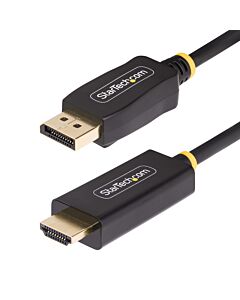 StarTech.com 9.8ft (3m) DisplayPort to HDMI Adapter Cable, 4K 60Hz with HDR, DP to HDMI 2.0b, Active Video Converter, DisplayPort Desktop to HDMI Monitor 10F-DP-HDMI-4K60-HDR