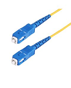 StarTech.com 100m (328ft) SC to SC (UPC) OS2 Single e Simplex Fiber Optic Cable, 9/125µm, 40G/100G, Bend Insensitive, Low Insertion Loss, LSZH Fiber Jumper Cord SPSMSCSC-OS2-100M
