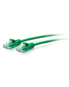 C2G 7.6m Cat6a Snagless Unshielded (UTP) Slim Ethernet Patch Cable - Green C2G30159