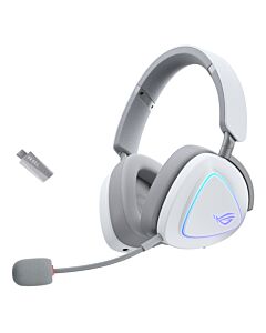 ASUS ROG Delta II Headset Wired & Wireless Head-band Gaming USB Type-C Bluetooth White 90YH03W0-BHUA10